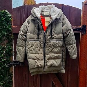 Green Orolay Duck Down Feathered Jacket